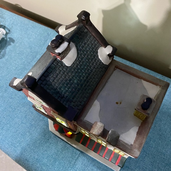 Fortune Island Annie's Flower Shop vintage Lighted Holiday Village Building - Picture 5 of 7